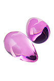 Вагинальные шарики Sexus Glass, стекло, розовые, 2,7 см, фото 3