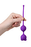 Вагинальные шарики A-Toys by TOYFA, силикон, фиолетовые, 2,7 см, фото 5