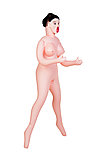 Кукла надувная Scarlett, брюнетка, TOYFA Dolls-X Passion, с тремя отверстиями, фото 8