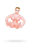 Кукла надувная Liliana с реалистичной головой, TOYFA Dolls-X, блондинка, с двумя отверстиями, фото 6