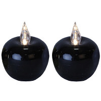 Свечи LED Яблоко мини 2 шт черные