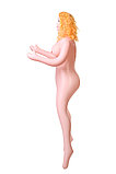 Кукла надувная Celine с реалистичной головой, рыжая, с тремя отверстиями, TOYFA Dolls-X, фото 5