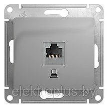 Розетка компьютерная RJ45 cat.5e UTP GLOSSA Schneider Electric, фото 2