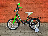 Велосипед детский Stels Flyte 14" Z011 черный/зеленый, фото 2