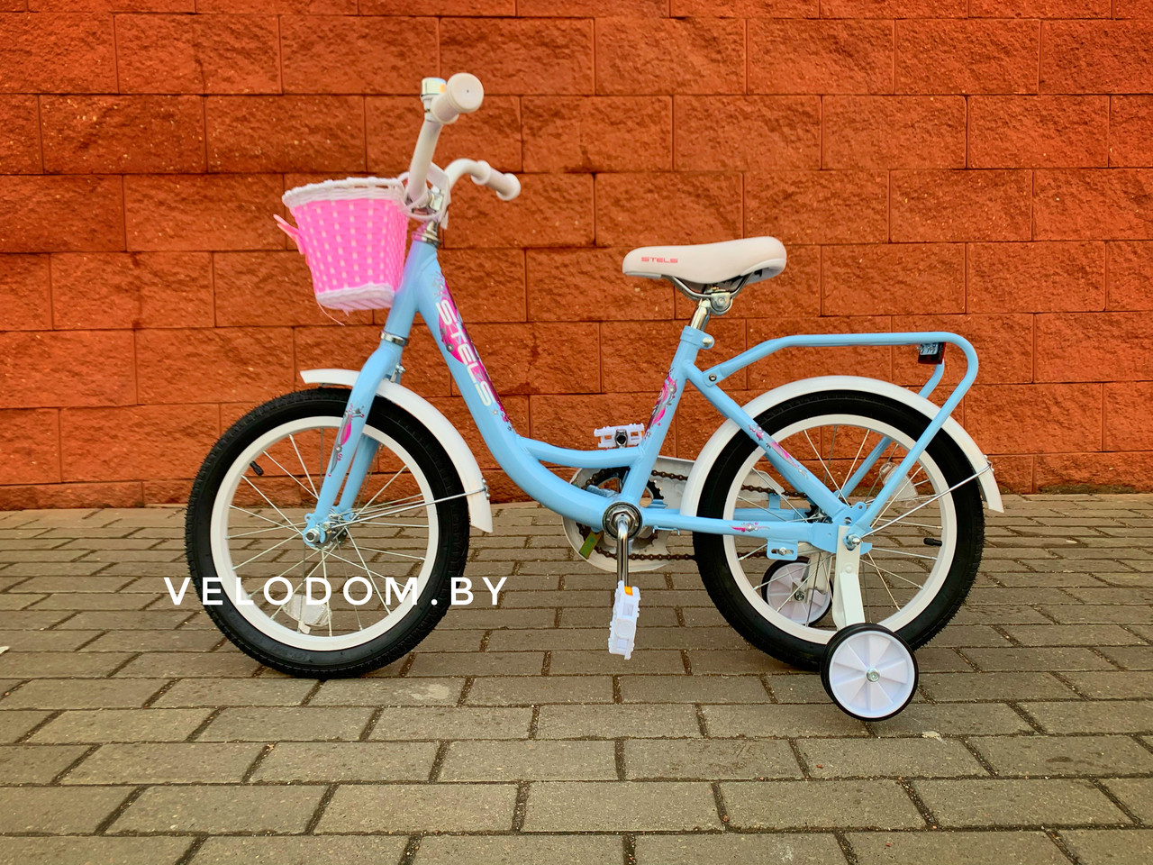 Велосипед детский Stels Flyte Lady 16" Z011 голубой
