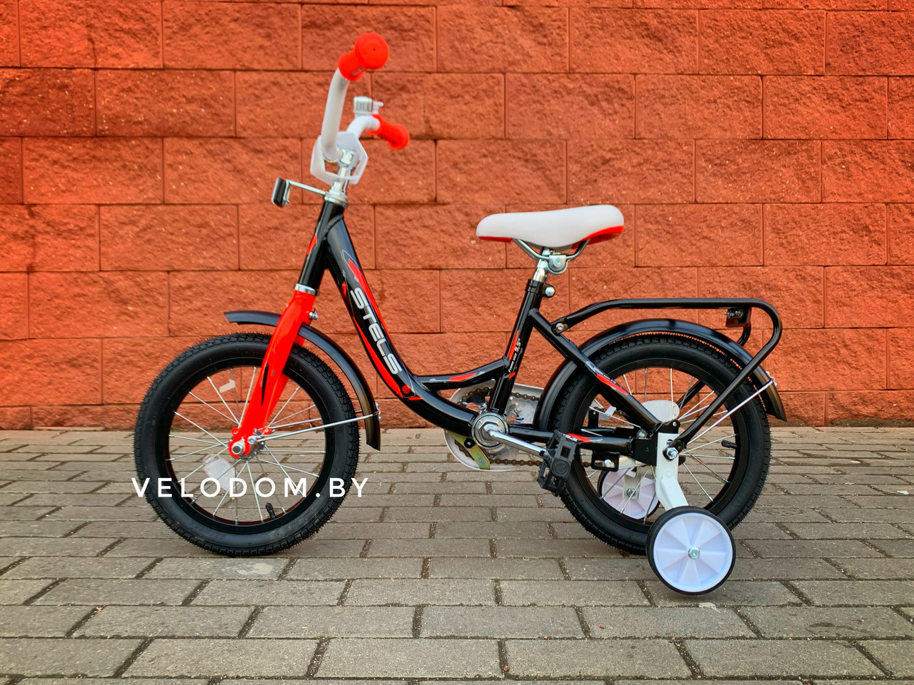 Stels Flyte 14" Z011 черный/красный