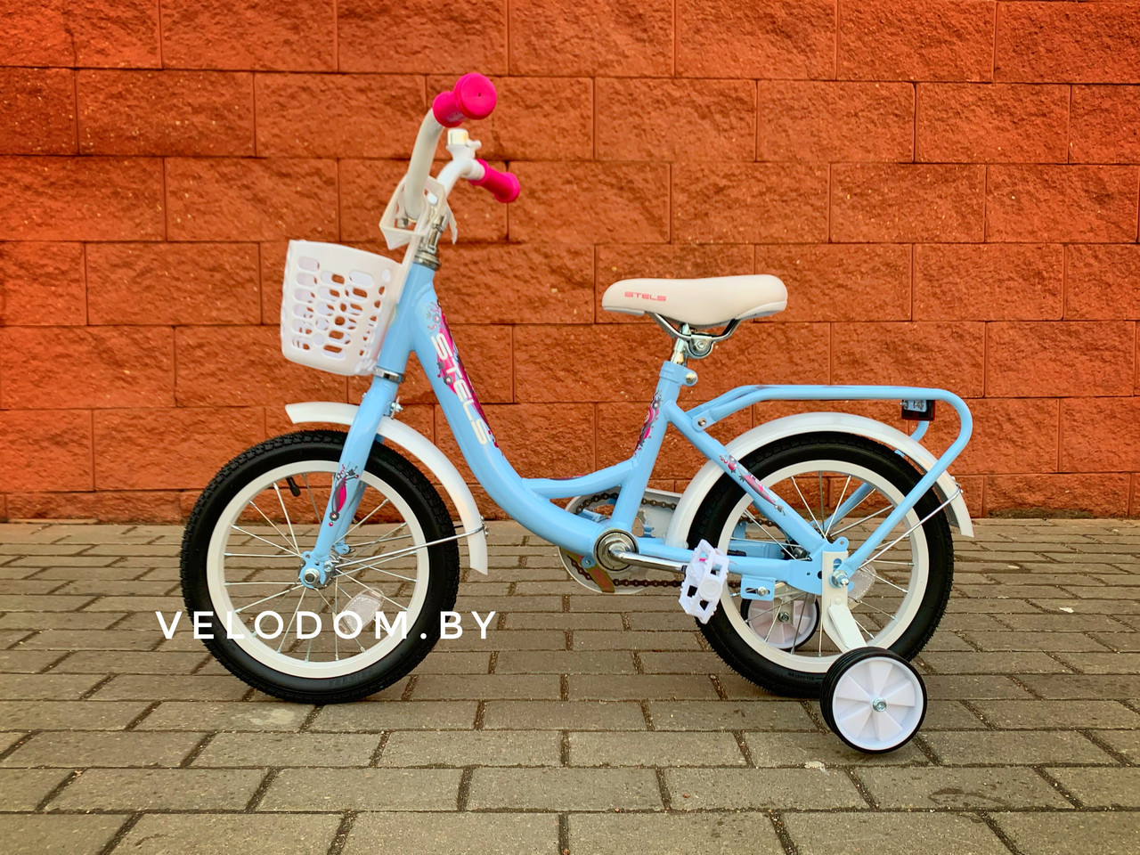 Велосипед детский Stels Flyte Lady 14" Z011 голубой - фото 1 - id-p147680357
