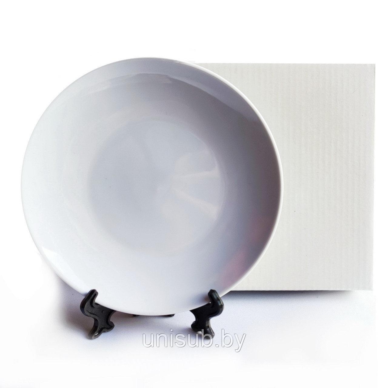 Тарелка белая под полную запечатку 150мм - фото 1 - id-p137147191