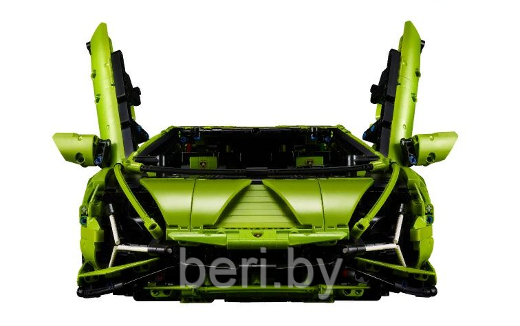 13057 Конструктор MOULD KING Lamborghini Sian FKP 37, масштаб 1:8, 3868 деталей, аналог Лего 42115, ламборгини - фото 4 - id-p148179218