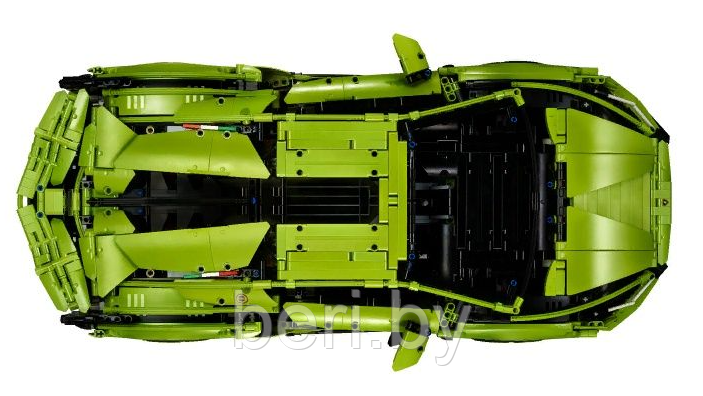 13057 Конструктор MOULD KING Lamborghini Sian FKP 37, масштаб 1:8, 3868 деталей, аналог Лего 42115, ламборгини - фото 5 - id-p148179218