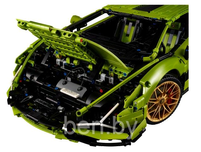 13057 Конструктор MOULD KING Lamborghini Sian FKP 37, масштаб 1:8, 3868 деталей, аналог Лего 42115, ламборгини - фото 7 - id-p148179218