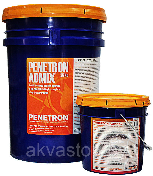 Пенетрон Адмикс - гидроизоляционная добавка в бетон - фото 1 - id-p12547442