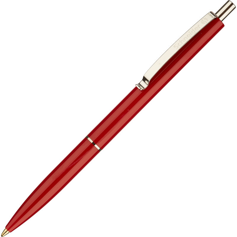 Ручка автоматическая Schneider, корпус красный, стержень синий - фото 1 - id-p148212197