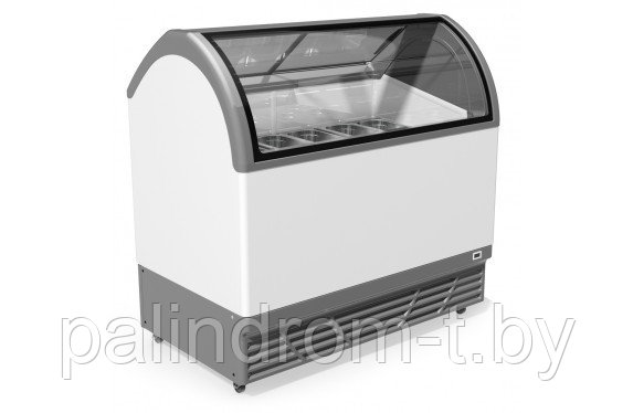 Морозильная витрина для мягкого мороженого JUKA М400Q (1216*721*1194 мм.9 вкусов мороженого)
