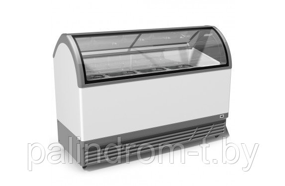 Морозильная витрина для мягкого мороженого JUKA М600Q ( 1656*721*1194 мм.12 вкусов мороженого)