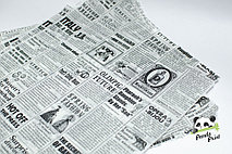 Оберточная бумага "Газета" с парафином ВПМ 30 г 390х390 мм, 10 л
