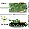 Конструктор Quan Guan Военный танк "Тяжелый танк ИС-2 IS-2M" 1068 деталей (арт.100062), фото 3