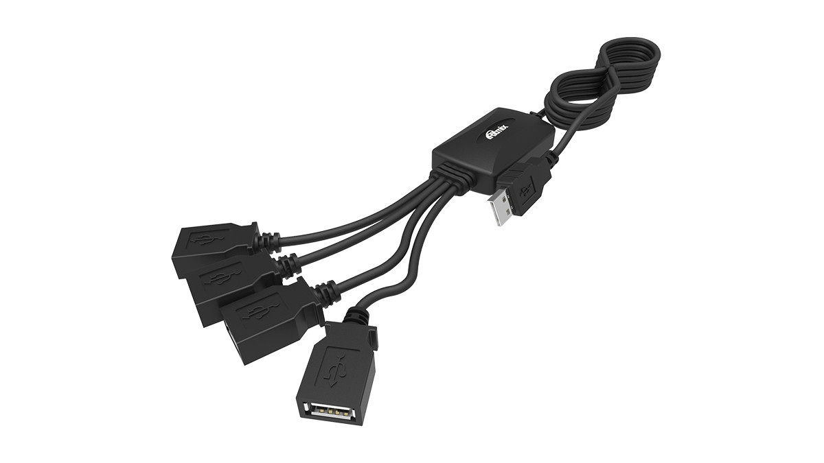 Универсальный USB разветвитель Ritmix CR-2405