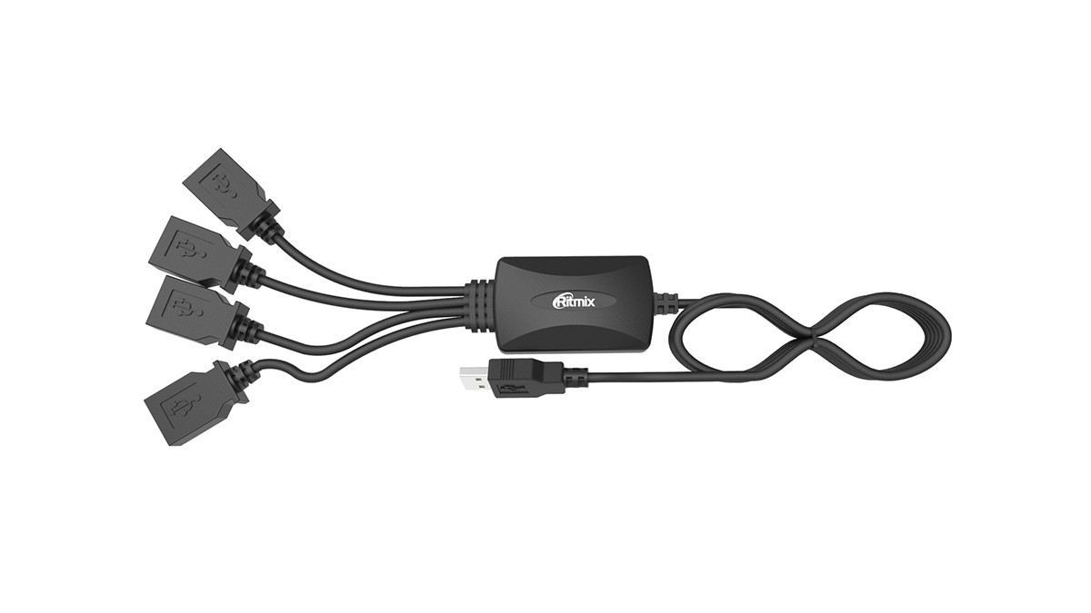Универсальный USB разветвитель Ritmix CR-2405 - фото 3 - id-p148235891
