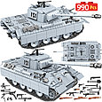 Конструктор 100064 Quan Guan Classic Военный танк "Танк Пантера Panther", 990 деталей, фото 6