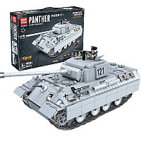 Конструктор 100064 Quan Guan Classic Военный танк "Танк Пантера Panther", 990 деталей