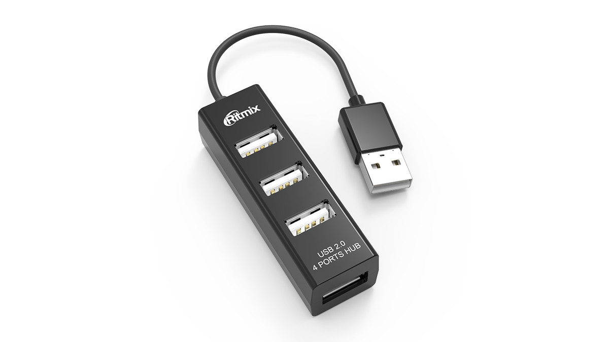 Универсальный USB разветвитель Ritmix CR-2402