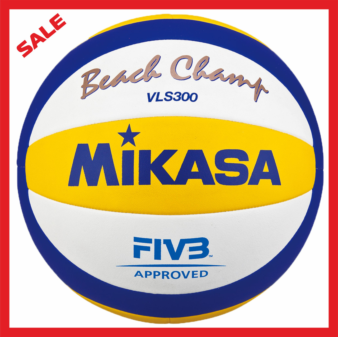 Мяч для пляжного волейбола MIKASA VLS 300 - фото 2 - id-p66632417