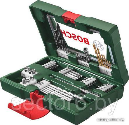 Универсальный набор инструментов Bosch V-Line Titanium 2607017314 48 предметов, фото 2