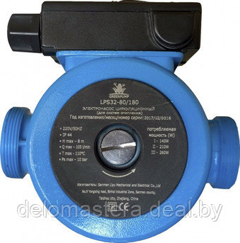 Циркуляционный насос Greenpump LPS 32-80/180 - фото 1 - id-p148242097