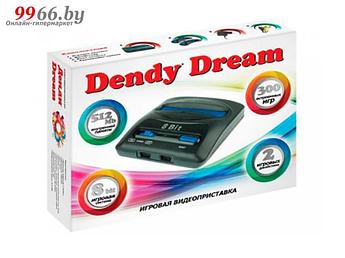 Стационарная детская игровая приставка к телевизору Dendy Dream 300 игр Денди Сюбор 8 бит для детей 90х
