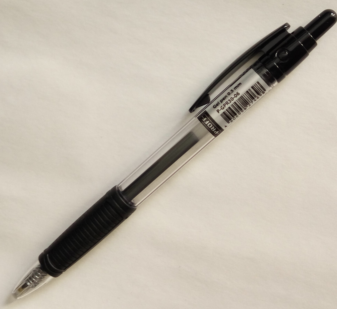 Автоматическая гелевая ручка PROFF, 0.5 мм. черная
