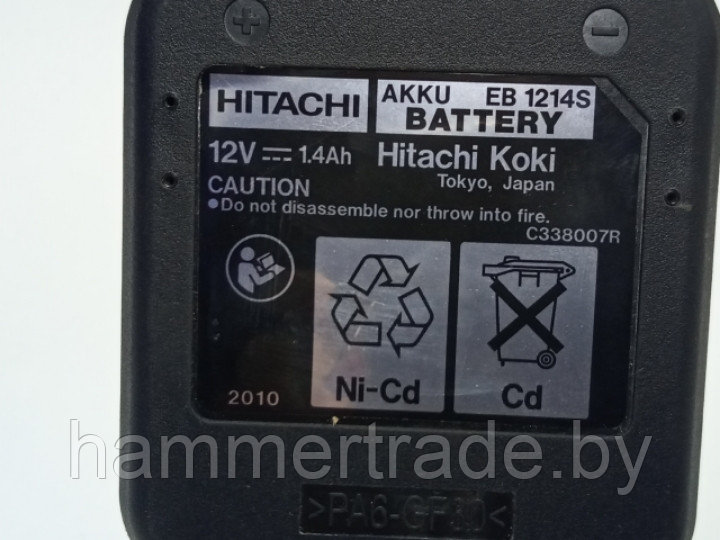 Аккумулятор EB1214S для шуруповерта HITACHI 12V 1,4Аh - фото 2 - id-p148261956