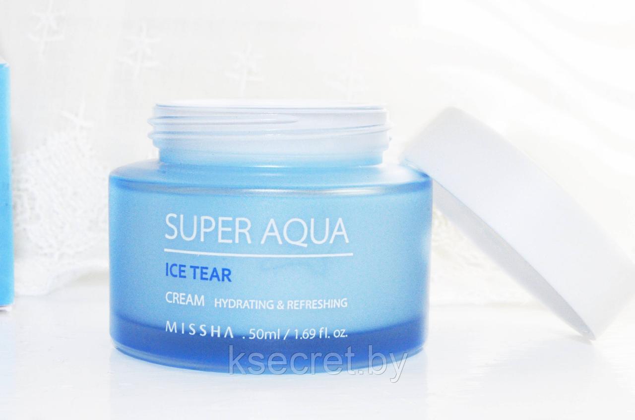 Увлажняющий крем для лица MISSHA Super Aqua Ice Tear Cream 50мл - фото 2 - id-p148262312