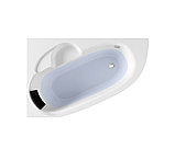 Акриловая ванна Lavinia Boho Bell Pro 370215PR / 150*100 см (правая; с мягким силиконовым подголовником арт., фото 2
