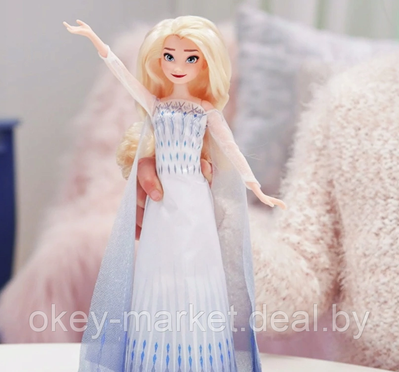 Поющая Кукла Эльзы Музыкальное Приключение Холодное Сердце 2 Elsa Hasbro  E8880