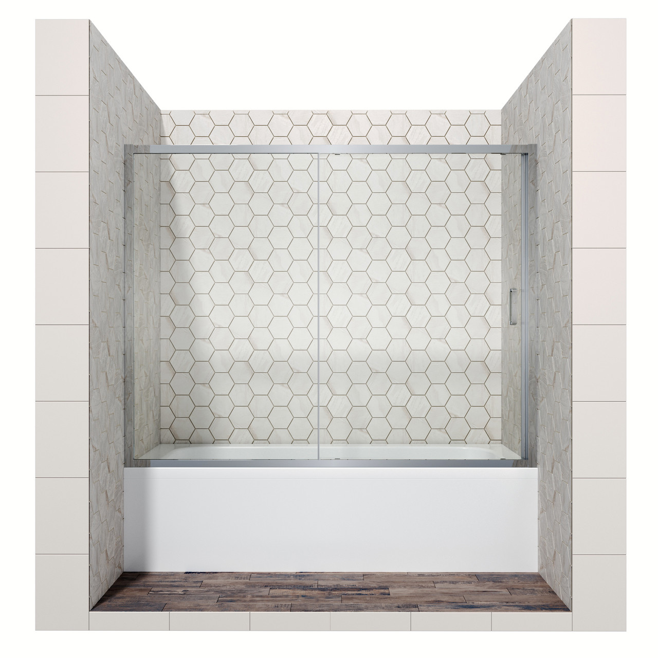 Стеклянная душевая шторка для ванны Ambassador Bath Screens 16041105 - фото 1 - id-p148274856