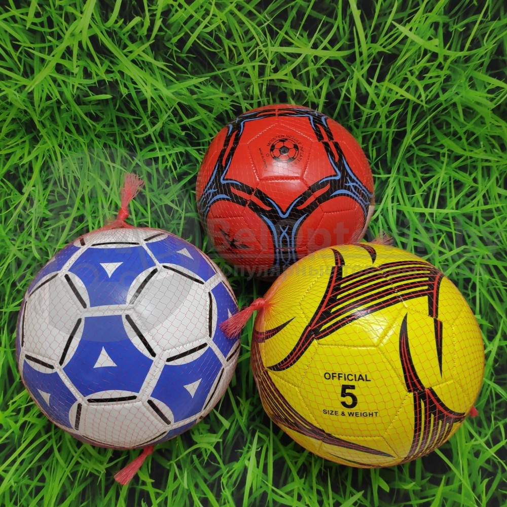 Футбольный мяч Ball, d 20 см Синий - фото 6 - id-p148282150