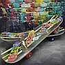 Детский скейтборд, размер 60x15см, пластиковые колеса 45мм Акула, фото 3