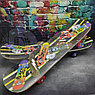 Детский скейтборд, размер 60x15см, пластиковые колеса 45мм Акула, фото 7