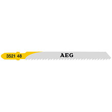 Пилка для лобзика (по дереву) AEG T101B 75х2,5 мм (5 шт.)
