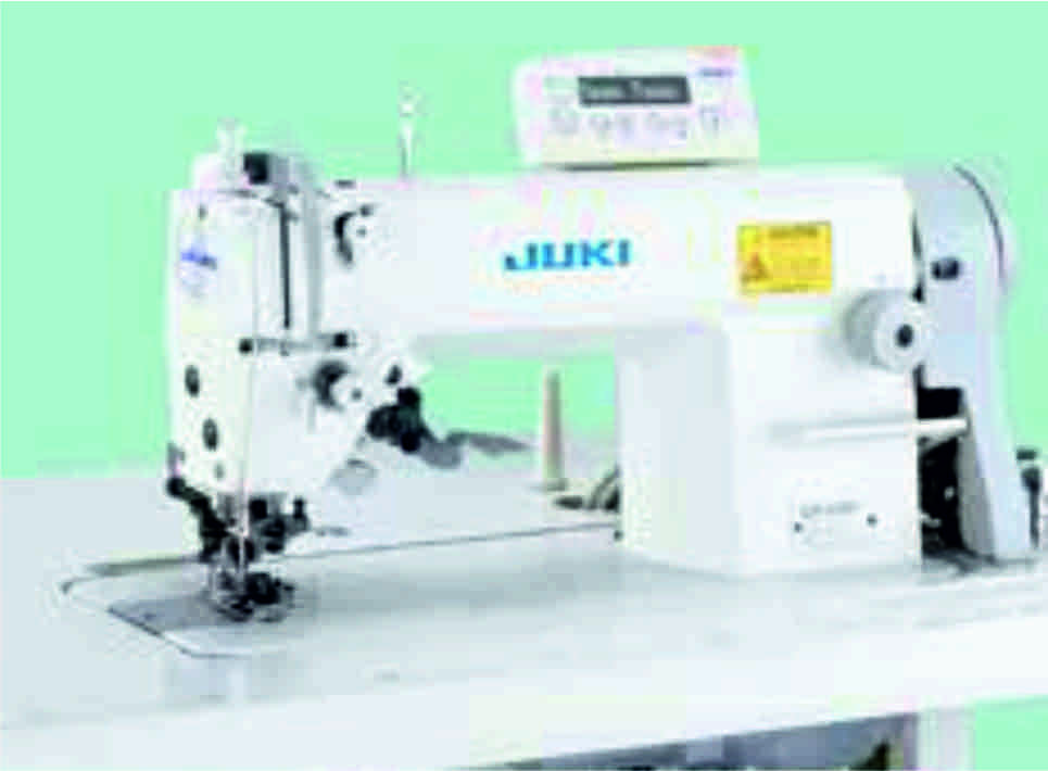 JUKI DLM-5400N-7 прямострочная швейная машина с ножом обрезки края материала и автоматическими функциями - фото 1 - id-p148310406