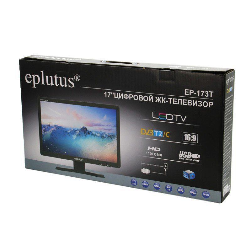 Портативный телевизор Eplutus EP-173T 17" (с цифровым ТВ-тюнером DVB-T2 + DVB-C) - фото 5 - id-p148330339