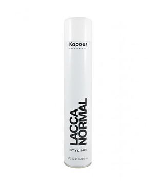 Лак аэрозольный для волос нормальной фиксации Kapous Lacca Normal 500ml