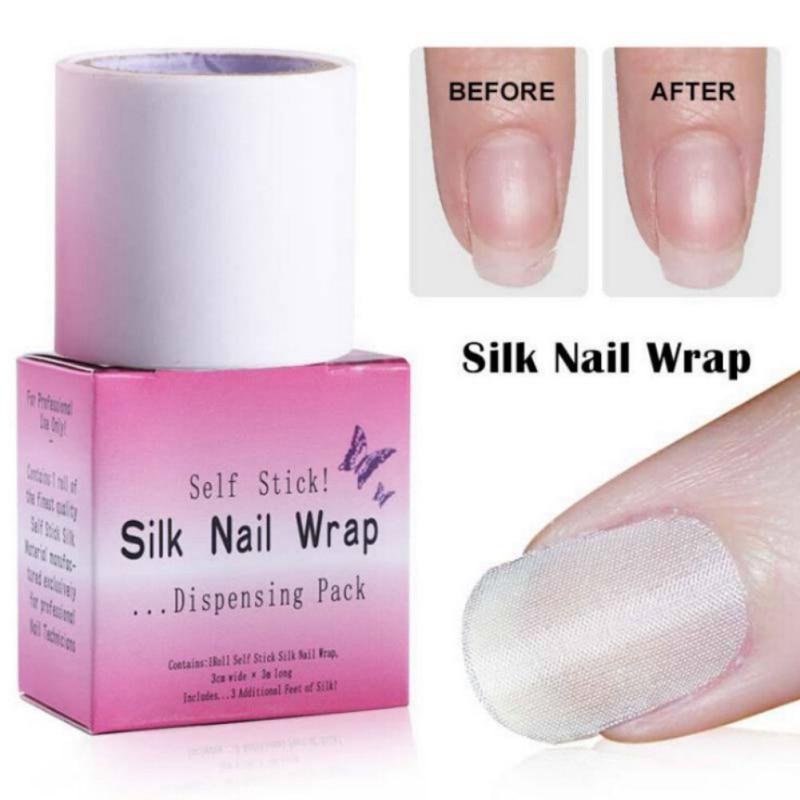 Шелк для ремонта ногтей на клеевой основе Silk Nail Wrap. ( 3 см*1 м.) - фото 2 - id-p148343610