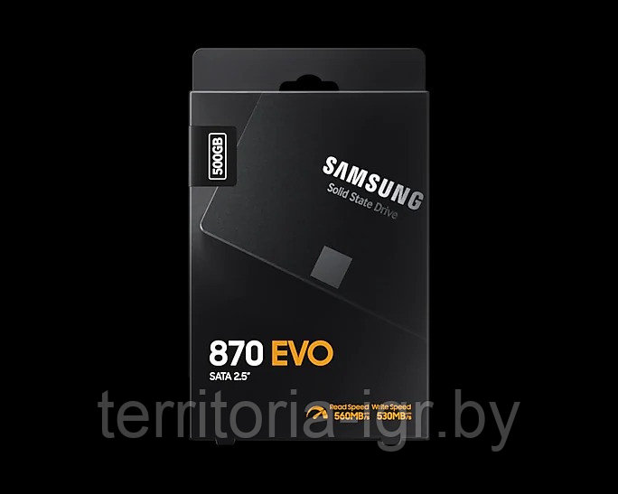 SSD-накопитель 870 EVO SATA 2.5" SSD 500 ГБ MZ-77E500BW Samsung - фото 1 - id-p148346992
