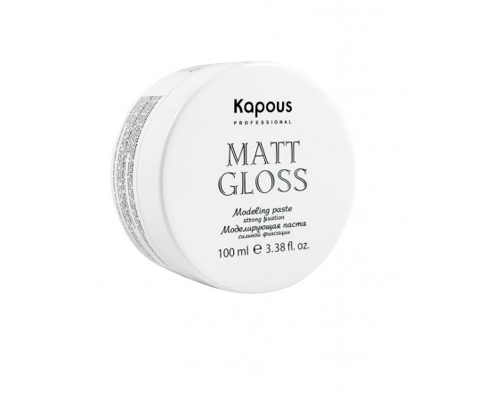 Моделирующая паста для волос сильной фиксации Kapous Matt Gloss 100 мл