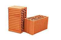 Блок керамический поризованный пустотелый СТБ 1719-2007 Размер:250Х120Х138