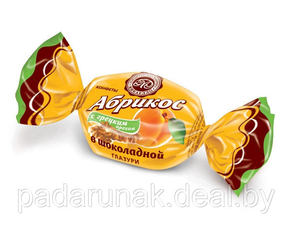 Абрикос с грецким орехом в шоколадной глазури, цена за 1 кг - фото 1 - id-p148365415