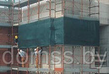 Сетка фасадная затеняющая 100г/м² 100% зелёная 2х50м рул 100м² - фото 4 - id-p148374310