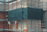 Сетка (полотно) фасадная затеняющая 100% затенения 100г/м² зелёная 2х50м рул 100м² (Китай), фото 5
